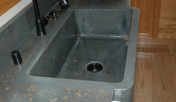Installed Apron Sink Photo
