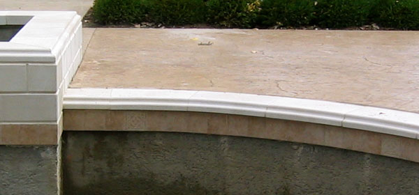 Cast Stone Pool Coping